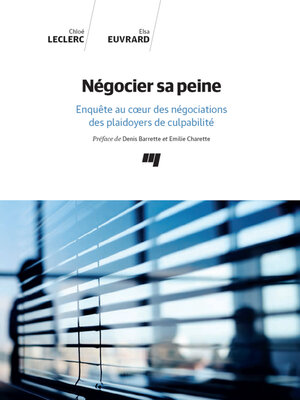 cover image of Négocier sa peine